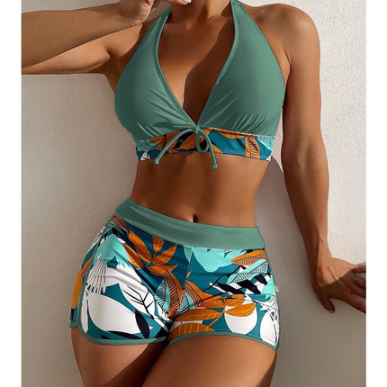 Tankini Set Women Paneled Floral 2pc Swimwear Set - Tankini Set - Stefani Lee -  Mad Fly Essentials
