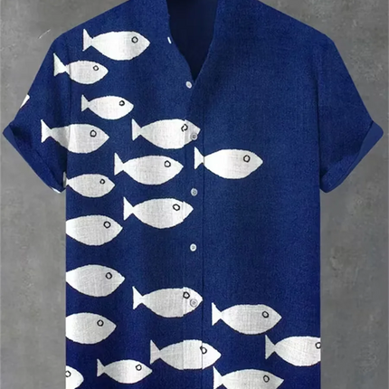 Hawaiian Shirt Men TIKI Red Octopus 3D Animal Shirt - Hawaiian Shirt - Wuiliy - Mad Fly Essentials