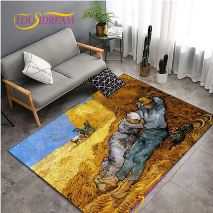 Area Rug Van Gogh Starry Night Living Home Rug - Area Rug - Louisidream - Mad Fly Essentials
