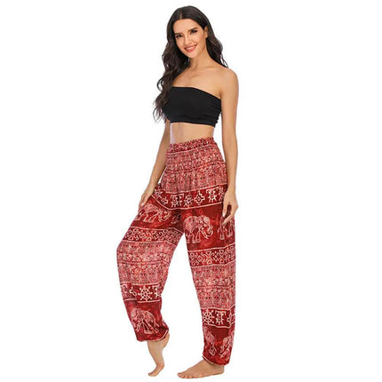 Women Boho Casual Fitness Yoga Harem Pants - Mad Fly Essentials