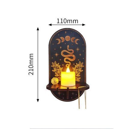 Home Essentials Crystal OWL Animal Wooden Shelf Decor - Home Essentials - Nordic Creations - Mad Fly Essentials