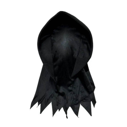 Five Shell Men Halloween Grim Reaper Black Hooded Ghost Adult Costume Set - Mad Fly Essentials