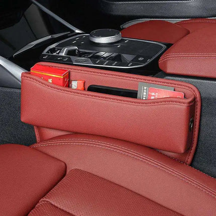 Auto Essentials Leather Car Interior Seat Gap Organizer - Auto Essentials - Autoeye - Mad Fly Essentials