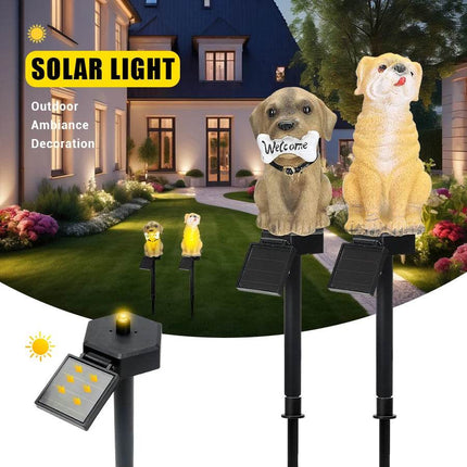 Solar Dog Owl LED Landscape Light - Mad Fly Essentials