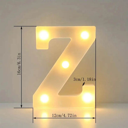Wedding Decor Led Light Number Letters Sign - Mad Fly Essentials