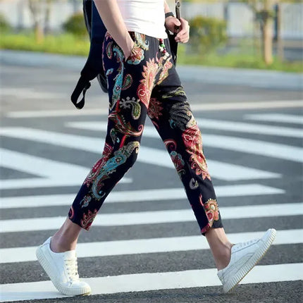 Pants Men 3D Activewear Paisley S-6XL Linen Pants - Pants - SeaBreeze - Mad Fly Essentials