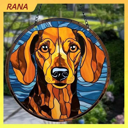 RANA Colored Glass Hanging Sun Catcher Window Decor - Mad Fly Essentials