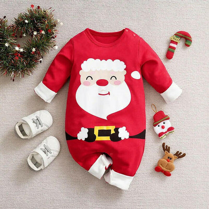 Baby Boy My First Christmas Plaid Romper - Kids Shop Mad Fly Essentials
