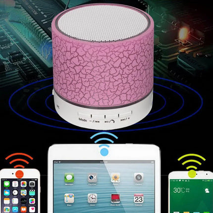 Home Essentials Mini Portable Waterproof Bluetooth Speaker - Home Essentials - GRN Flashing - Mad Fly Essentials