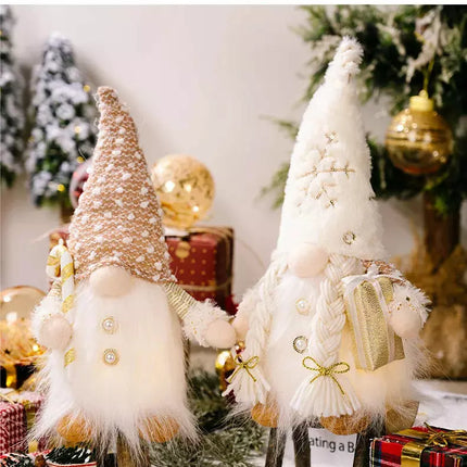 Gnome 30cm with LED Light Christmas Decor - Seasonal Decor Mad Fly Essentials