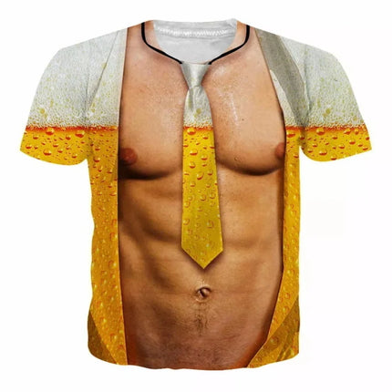 Shirt Men Funny Seasonal 3D Muscle Tee - Shirt - Nifineo - Mad Fly Essentials