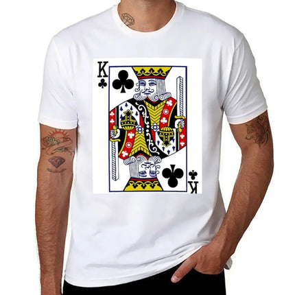 Shirt Men King of Hearts Poker Card T-Shirt - Shirt - Guilan - Mad Fly Essentials