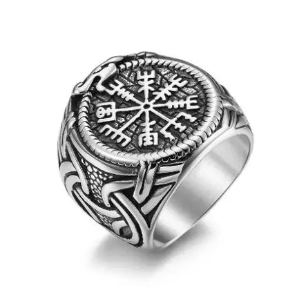 Ring Men Vintage Nordic Viking Helm Ring - Ring - Minoy - Mad Fly Essentials
