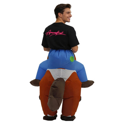 Inflatable Costume Funny Ride Roleplay Horse Animal Party Set - Inflatable - Starry Decor - Mad Fly Essentials