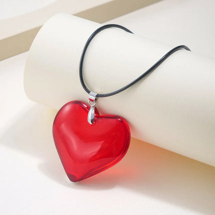 Necklace Vintage Crystal Heart Pendant Set - Necklace - CCBYX - Mad Fly Essentials