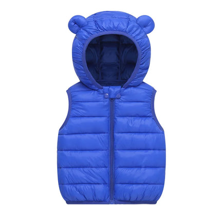 Jacket Baby Boy Warm Down Vest Toddler Kids Hoodies Outerwear - Jacket - M2C - Mad Fly Essentials