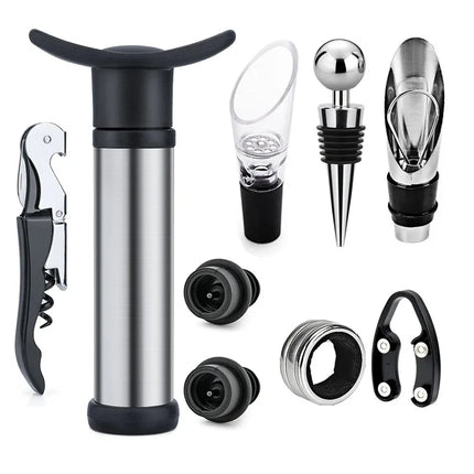 Kitchen Essentials Stainless Wine Stopper Vacuum Pump - Kitchen Essentials - Vankood - Mad Fly Essentials