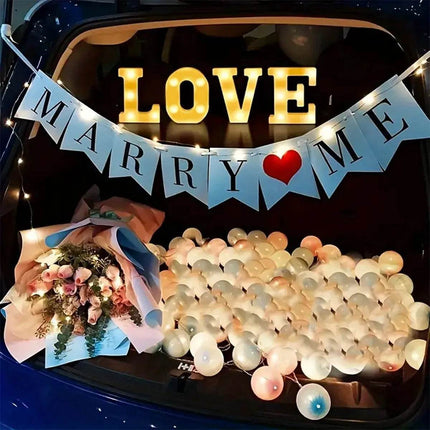 Wedding Decor Led Light Number Letters Sign - Mad Fly Essentials