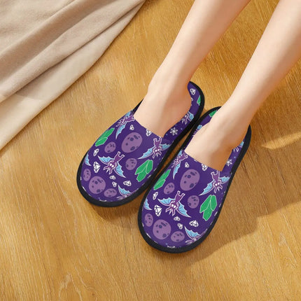 Slippers Men Indoor Neon Witchy Halloween Shoes - Slippers - OEING - Mad Fly Essentials