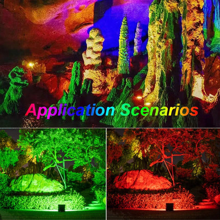 LED Party Light RGB 10-100W Waterproof Floodlight - LED Party Light - Dselchun - Mad Fly Essentials