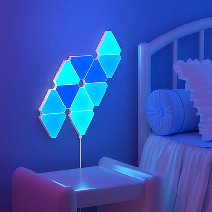 LED Wall Sconce Smart RGB Triangular Indoor Light - LED Wall Sconce - YJ Lights - Mad Fly Essentials
