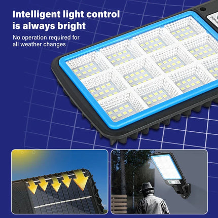 Solar Outdoor 1-4pc 3Mode Motion Sensor Wall Lamp