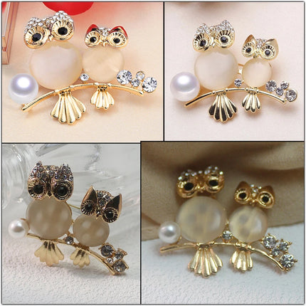 Women Shop Opal Owl Fox Cat Animal Brooches Women Accessories - Women Shop - Sinleery - Mad Fly Essentials