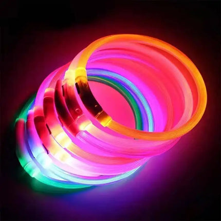 LED Pet Collar Luminous USB 3Mode-Loss Prevention Dog Collar - LED Pet Collar - Henkelion - Mad Fly Essentials