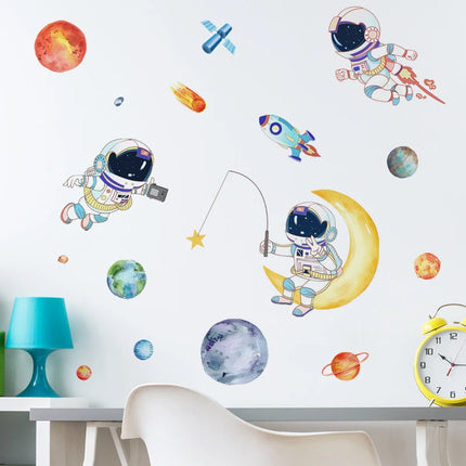 Nursery Decor Cartoon Planet 3D Wall Stickers - Nursery Decor - Sproutfox - Mad Fly Essentials