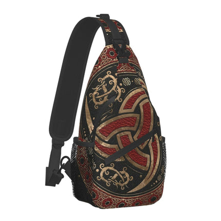 Norse Mythology Viking Crossbody Travel Bag