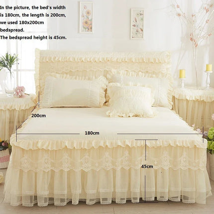 Duvet Set Kids Room Princess Lace Bedding Set - Duvet Set - Reese - Mad Fly Essentials