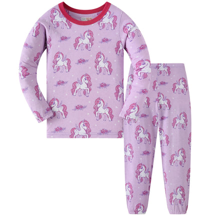 Pajama Set Baby Girl Cartoon Princess Sleepwear Set - Pajama Set - Chivry - Mad Fly Essentials