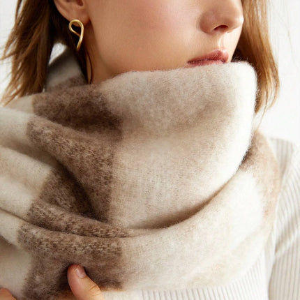 Scarf Women Thick Cashmere Rainbow Shawl - Scarf - Scarf - Pixiekiki - Mad Fly Essentials