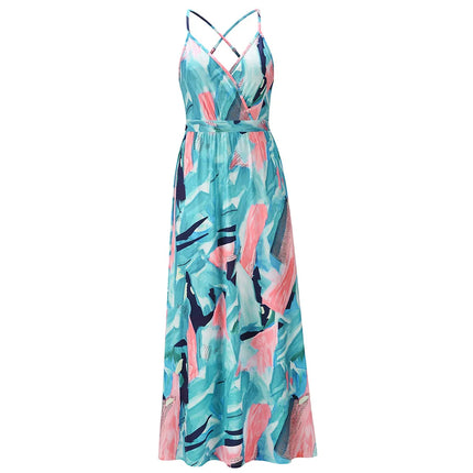 Maxi Dress Women European Bohemian Maxi Dress - Maxi Dress - HLJ-GG - Mad Fly Essentials