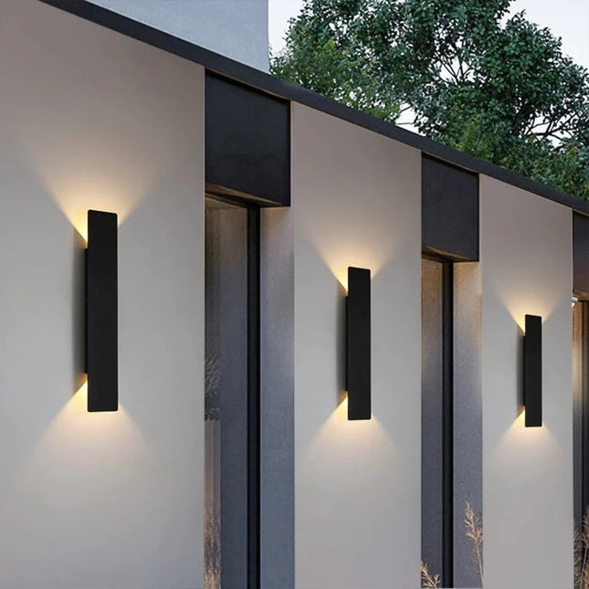 Waterproof Outdoor LED 2-24W Exterior Wall Strip Light