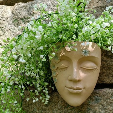 Garden Decor Nordic Face Flower Pot Wall Planter - Garden Decor - Nordic Creations - Mad Fly Essentials