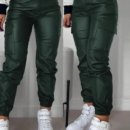 Cargo Pants Women Relaxed-fit Capri Pants - Cargo Pants - Cryptographic - Mad Fly Essentials