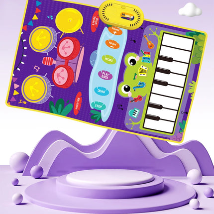 2 In 1 Baby Musical Keyboard Instrument Playmat