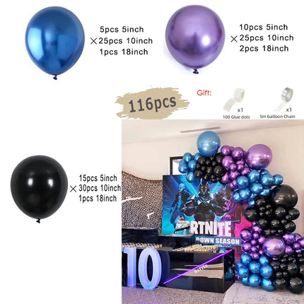 Wedding Decor Black Gold Balloon Garland Arch Kits Party Decor - Wedding Decor - Hviero - Mad Fly Essentials