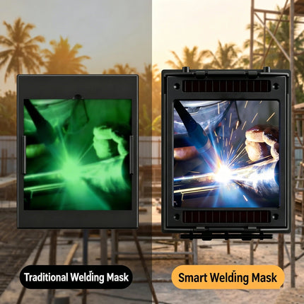 Welding Mask Black Light sensitive probes Solar Powered Helmet - Welding Mask - Jalu - Mad Fly Essentials