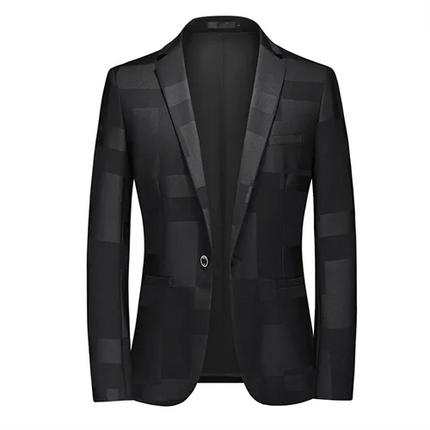 Blazer Men 3D Sequin Printed Pocket Lapel Blazer - Blazer - Micoopie - Mad Fly Essentials