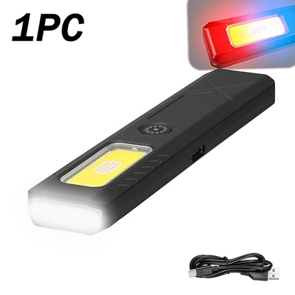Keychain LED USB Rechargeable Mini Flashlight with magnet - Keychain - Peiqi - Mad Fly Essentials