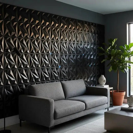 3D Wallpaper 30x30cm Grooved Wall Panels - 3D Wallpaper - Bacaz - Mad Fly Essentials