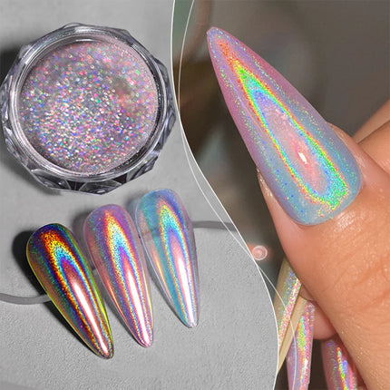 Nail Essentials Rainbow Glitter Holographic Seasonal Decor Gel - Nail Essentials - Julystar - Mad Fly Essentials