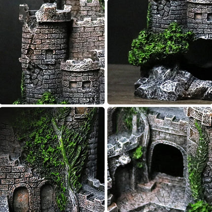 Fish Tank Decor Ancient City Ruins Landscape - Fish Tank Decor - Aquarius - Mad Fly Essentials