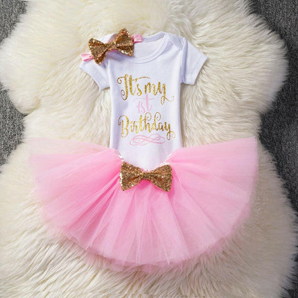Baby Girls Mini Rainbow Tutu Dress Princess Outfits - Mad Fly Essentials