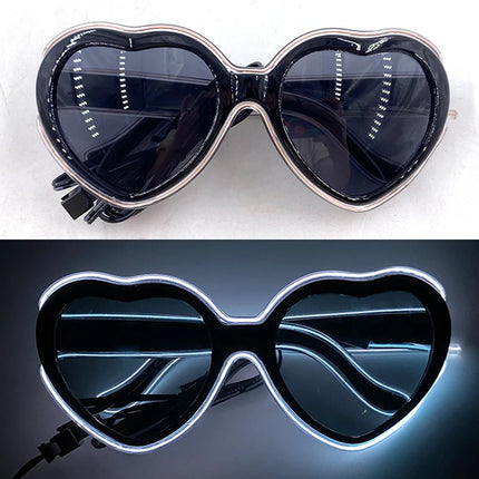 Party Favors Women LED Neon Glow Party Sunglasses - Party Favors - The vinyl Clock - Mad Fly Essentials