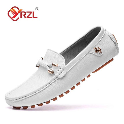 Men Handmade Business Casual Loafers - Mad Fly Essentials