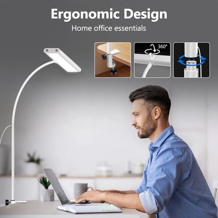 Desk Lamp LED Office Home Gooseneck Adjustable Light - Desk Lamp - Kakaxi - Mad Fly Essentials