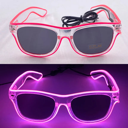 Party Favors Women LED Neon Glow Party Sunglasses - Party Favors - The vinyl Clock - Mad Fly Essentials